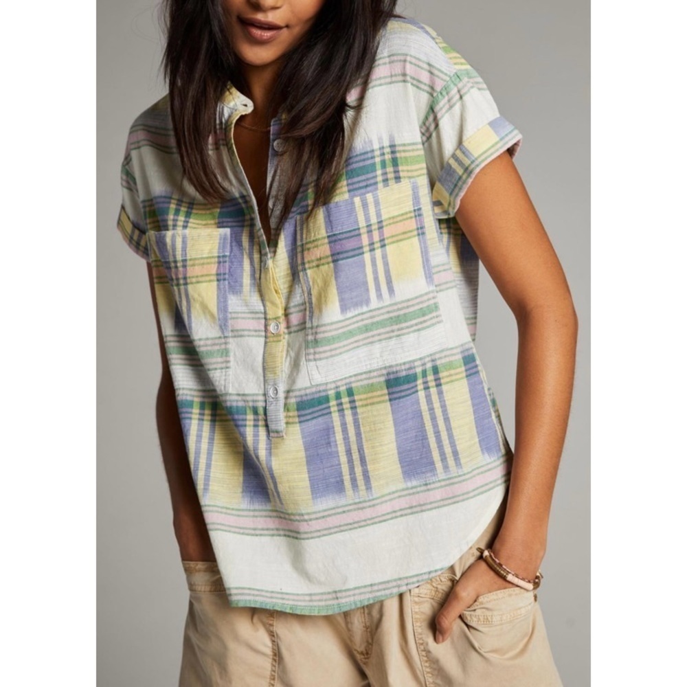 NEW ANTHROPOLOGIE PILCRO Hannah Surf Blouse